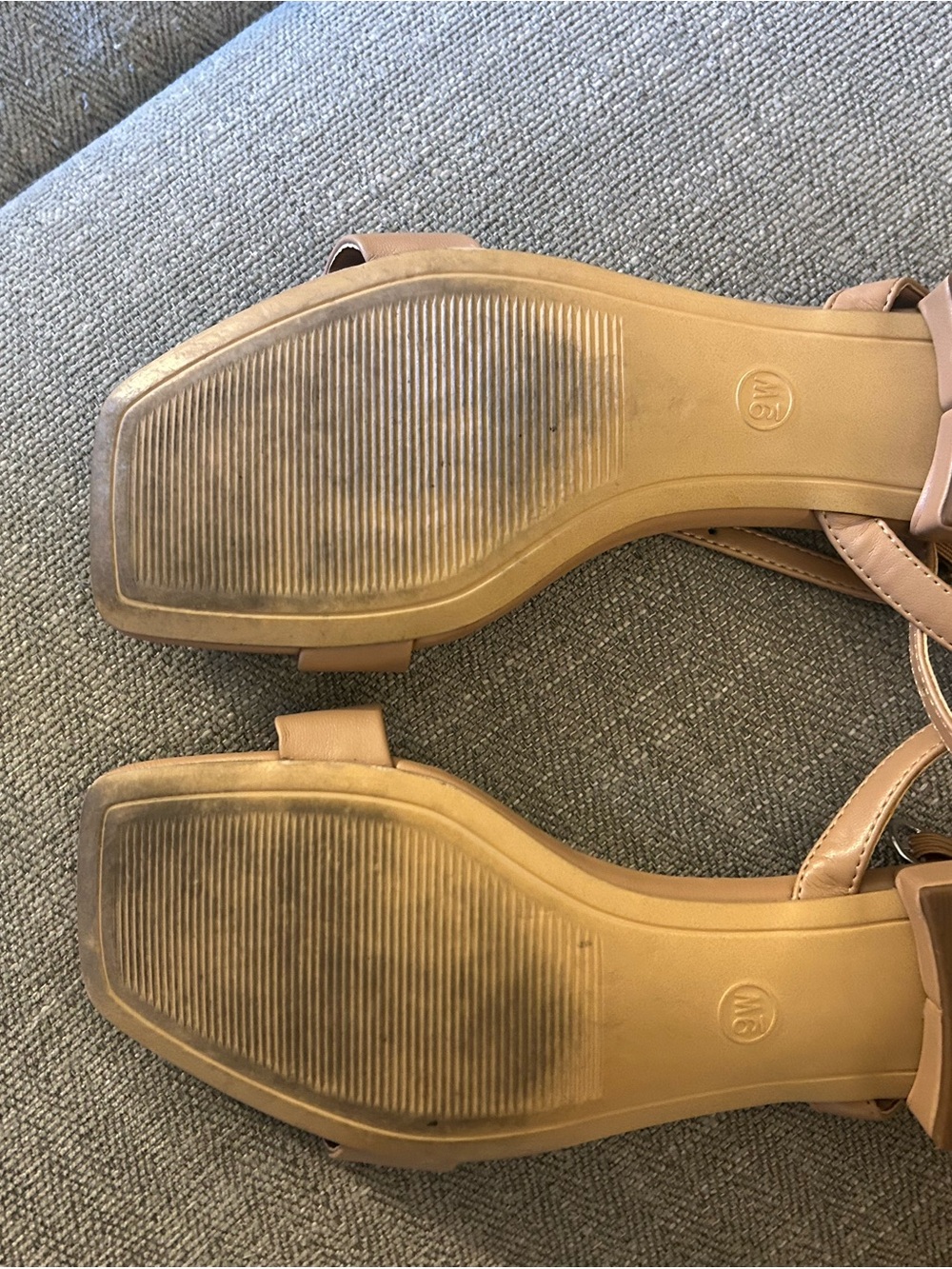 a new day Tan Square-Toe Ankle Strap Sandals - Picture 3 of 3